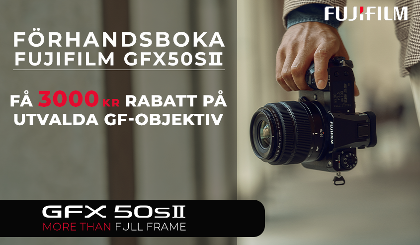 Fujifilm GFX 50SII preorder kampanj